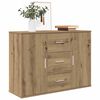 vidaXL Buffet ch&ecirc;ne artisanal 90x29,5x65 cm bois d'ing&eacute;nierie