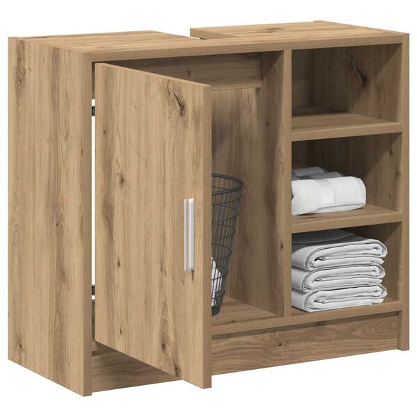 vidaXL Cabinet de salle de bain Chêne artisanal 63 x 29 x 55 cm