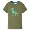 T-shirt pour enfants kaki 128