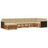 vidaXL Ensemble de canap&eacute;s d'ext&eacute;rieur 7 pcs Naturel et Beige