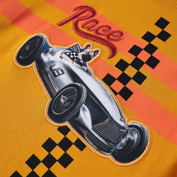 T-shirt enfants à manches longues ocre 104