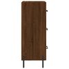 vidaXL Buffet Ch&ecirc;ne marron 34,5x34x90 cm Bois d'ing&eacute;nierie