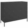vidaXL Buffet noir 100,5x39x79 cm acier