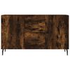 vidaXL Buffet ch&ecirc;ne fum&eacute; 100x36x60 cm bois d'ing&eacute;nierie