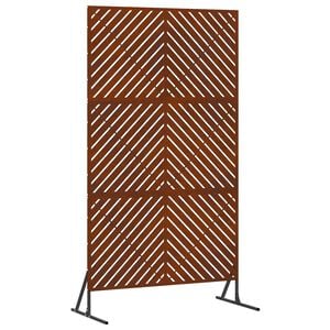 vidaXL &Eacute;cran de confidentialit&eacute; Gris 100 x 50 x 180 cm Acier