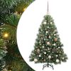 vidaXL Sapin de No&euml;l artificiel avec 150 LED Vert 120 cm PE et PVC