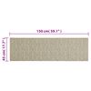 vidaXL Tapis de cuisine lavable impression feuilles 45x150 cm velours
