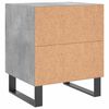 vidaXL Table de chevet gris béton 40x35x47,5 cm bois d’ingénierie