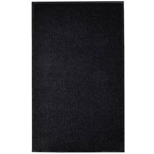 vidaXL Tapis d'entr&eacute;e noir 117x220 cm PVC