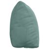 vidaXL Coussin de Dos Vert Mer 45 x 20 x 35 cm Tissu en velours c&ocirc;tel&eacute;