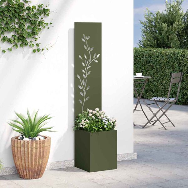 vidaXL &Eacute;cran de confidentialit&eacute; de jardin Vert olive 32 x 140 cm