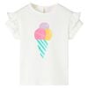 T-shirt pour enfants &eacute;cru 116