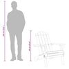 vidaXL Chaises Adirondack de jardin lot de 2 Bois massif d'acacia