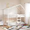 vidaXL Toit de lit pour enfants 213x95,5x144,5 cm bois de pin massif