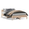 vidaXL Cadre de lit sans matelas 140x190 cm bois de pin massif