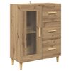 vidaXL Haut Armoire avec tiroir Ch&ecirc;ne artisanal 69,5 x 34 x 180 cm