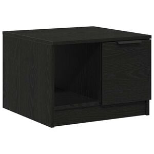 vidaXL Table basse Ch&ecirc;ne noir 50 x 50 x 36 cm Bois d'ing&eacute;nierie