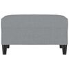 vidaXL Repose-pied Gris clair 70x55x41 cm Tissu