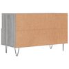 vidaXL Meuble TV Sonoma gris 80x36x50 cm Bois d'ing&eacute;nierie
