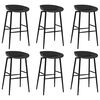vidaXL Ensemble de bar 7 pcs Noir