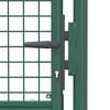 vidaXL Portail de clôture en acier 100x125 cm vert