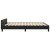 vidaXL Cadre de lit sans matelas noir 140x190 cm similicuir
