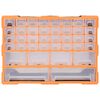 vidaXL Organisateur multi-tiroirs avec 38 tiroirs 52x16x37,5 cm