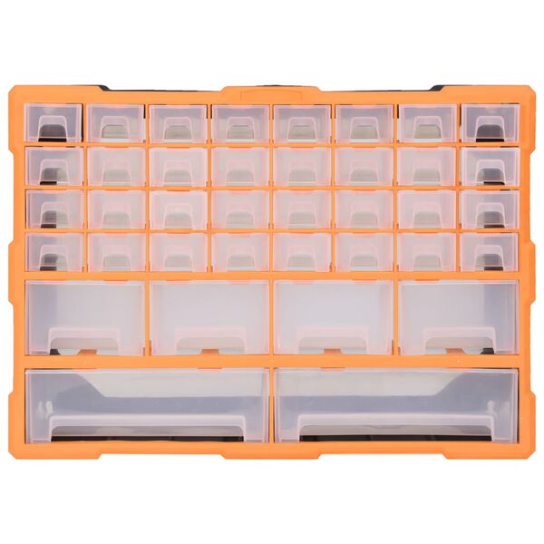 vidaXL Organisateur multi-tiroirs avec 38 tiroirs 52x16x37,5 cm