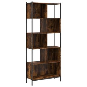 vidaXL Biblioth&egrave;que ch&ecirc;ne fum&eacute; 72x28x172 cm bois d'ing&eacute;nierie