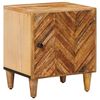 vidaXL Table de chevet Marron 40 x 33,5 x 46 cm Bois de mangue massif