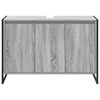 vidaXL Cabinet de salle de bain avec porte Gris Sonoma 90 x 30 x 60 cm