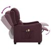 vidaXL Fauteuil &eacute;lectrique de massage Violet Tissu