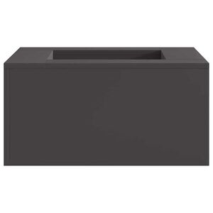 vidaXL Braise Noir 60 x 60 x 30 cm Acier