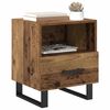 vidaXL Cabinet de chevet avec tiroir Bois ancien 40 x 35 x 47,5 cm