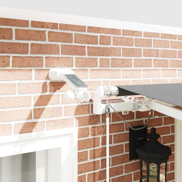 vidaXL Cadre d'auvent Blanc 350 x 250 cm Aluminium