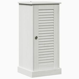 vidaXL Armoire de salle de bain avec porte VIGO Blanc et Blanc Antique