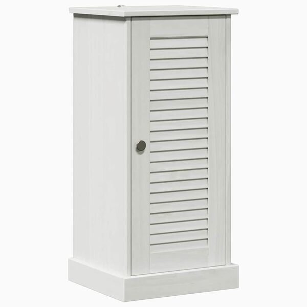 vidaXL Armoire de salle de bain avec porte VIGO Blanc et Blanc Antique