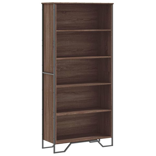 vidaXL Bibliothèque chêne marron 80x31x169 cm bois d'ingénierie