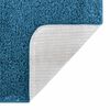 vidaXL Tapis de bain antid&eacute;rapant Bleu 50 x 80 cm PP