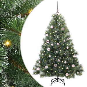 vidaXL Sapin de No&euml;l artificiel avec 150 LED Vert 150 cm PE et PVC