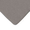 vidaXL Coussins de si&egrave;ge 4 pcs Taupe 40 x 40 x 3 cm tissu