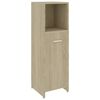 vidaXL Armoire de salle de bain Ch&ecirc;ne sonoma Bois d'ing&eacute;nierie