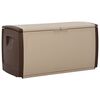 vidaXL R&eacute;cipient de stockage Beige et marron 122x56x63 cm