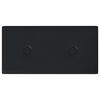 vidaXL Panneaux muraux 12 pcs Noir 30x15 cm Similicuir 0,54 m²