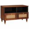 vidaXL Meuble TV Marron 70 x 33,5 x 46 cm Bois de mangue massif