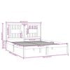 vidaXL Cadre de lit sans matelas blanc bois massif 140x200 cm