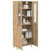 vidaXL Haut Armoire Ch&ecirc;ne artisanal 69,5 x 34 x 180 cm