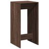 vidaXL Table de bar chêne marron 51x50x103,5 cm bois d'ingénierie