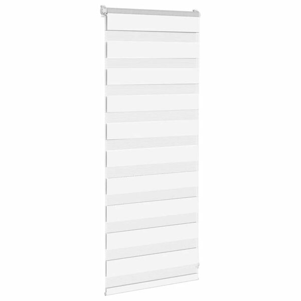 vidaXL Store zèbre blanc 55x100 cm largeur du tissu 50,9 cm polyester