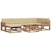vidaXL Ensemble de canap&eacute;s d'ext&eacute;rieur 19 pcs Naturel et Beige